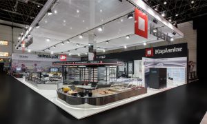 Aufnahme des KAPLANLAR Messestandes von der EUROSHOP 2017 in Düsseldorf